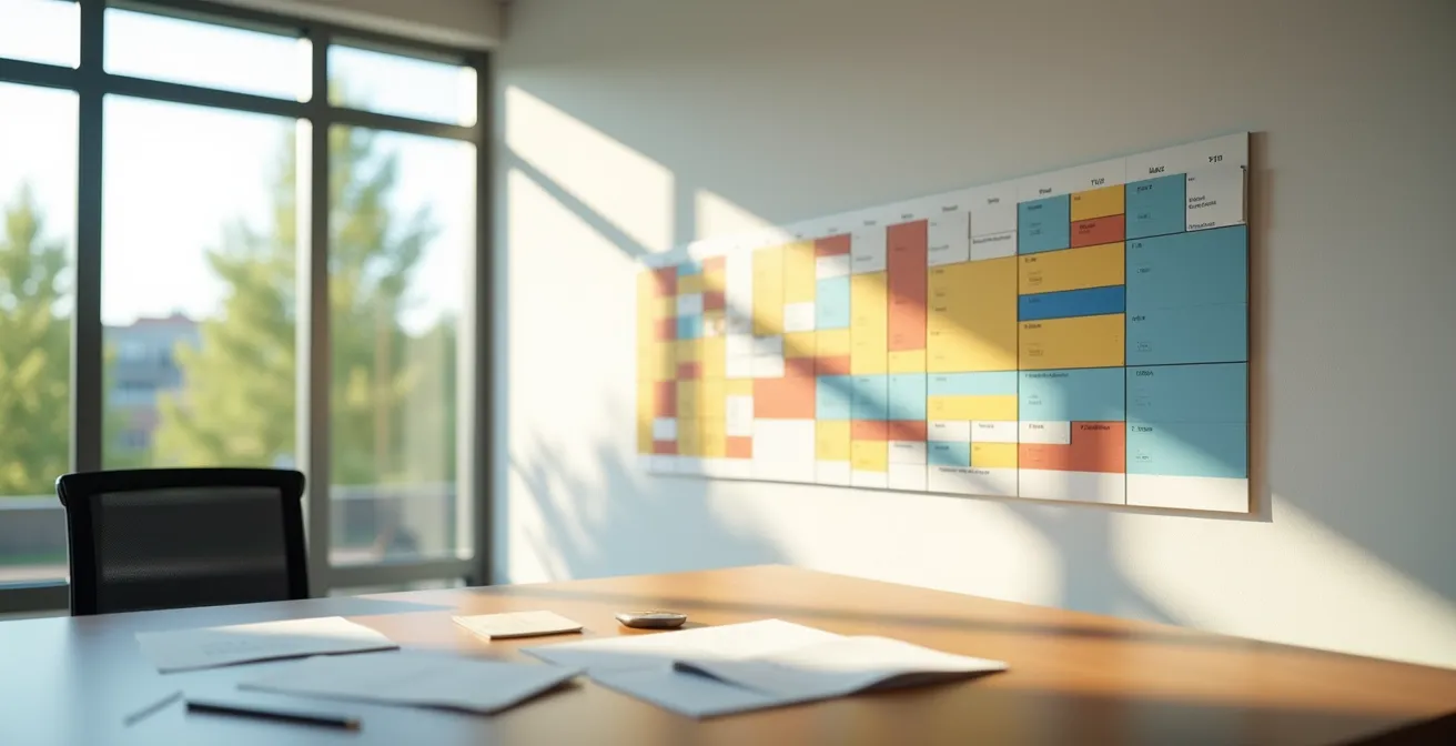 Calendario fiscal anual mostrando momentos óptimos para transformación de autónomo a sociedad limitada