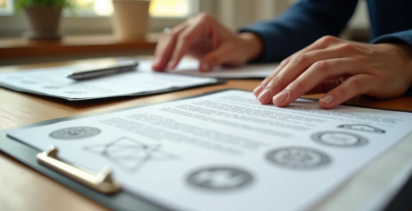 Mesa de trabajo con documentos organizados y checklist para lanzar startup en España