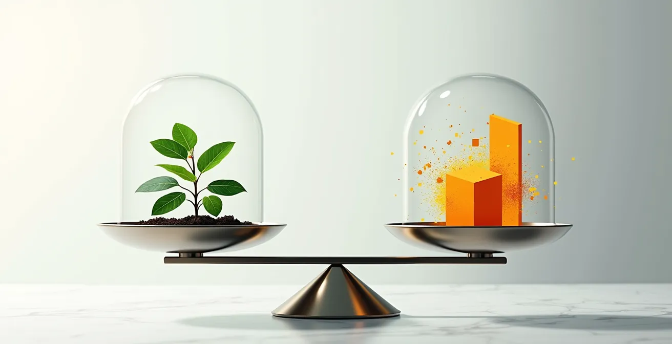 Visualización comparativa de inversión en sectores greentech y edtech en España