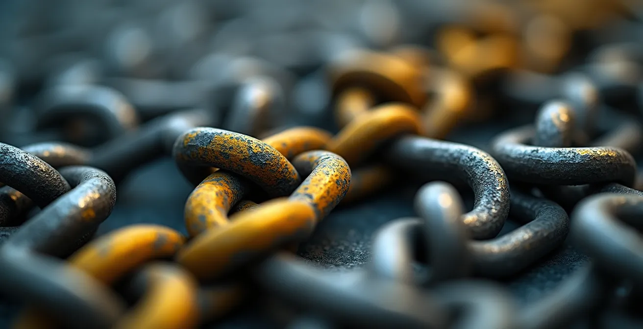 Mapa conceptual de rutas de suministro con nodos alternativos activables