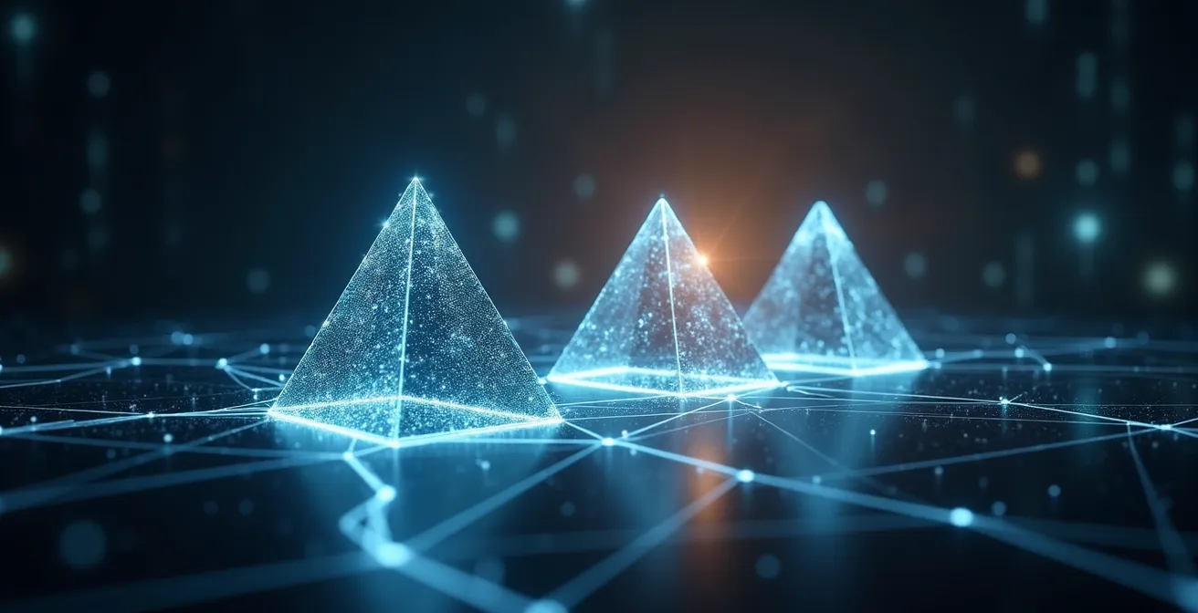 Diagrama triangular mostrando la coordinación entre plantas de España, Marruecos y Asia con flujos de información